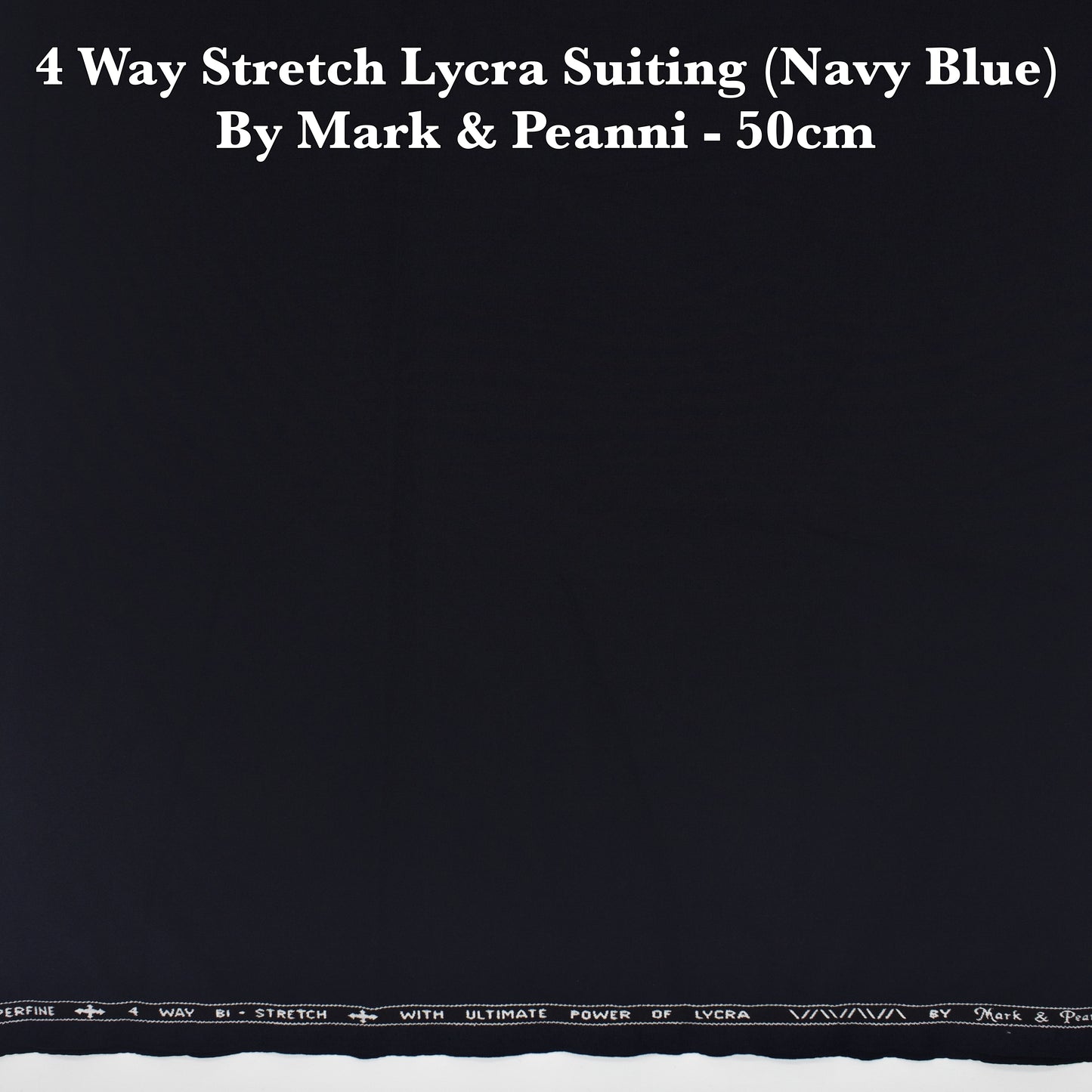 50 Cm Suiting Fabric  - END BIT ( (FLAT RATE)