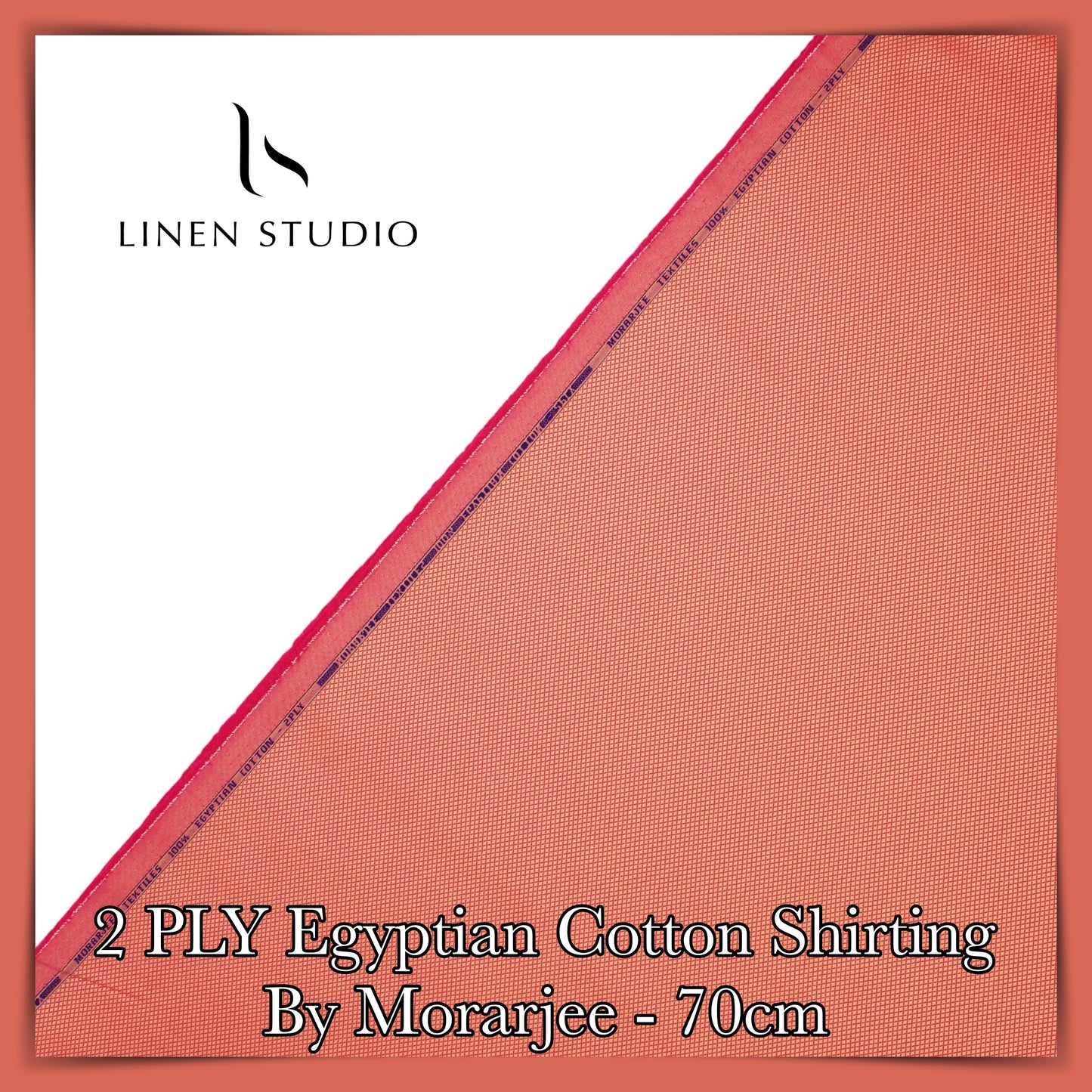 70 cm Shirting - END BIT (75%) - Linen Studio