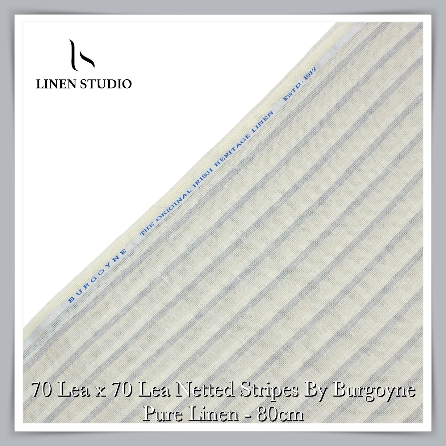 80 cm Shirting Fabric - END BIT (75%) - Linen Studio