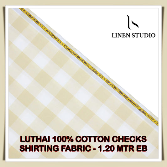 1.20 mtr Shirting Fabiric - END BIT (40%)