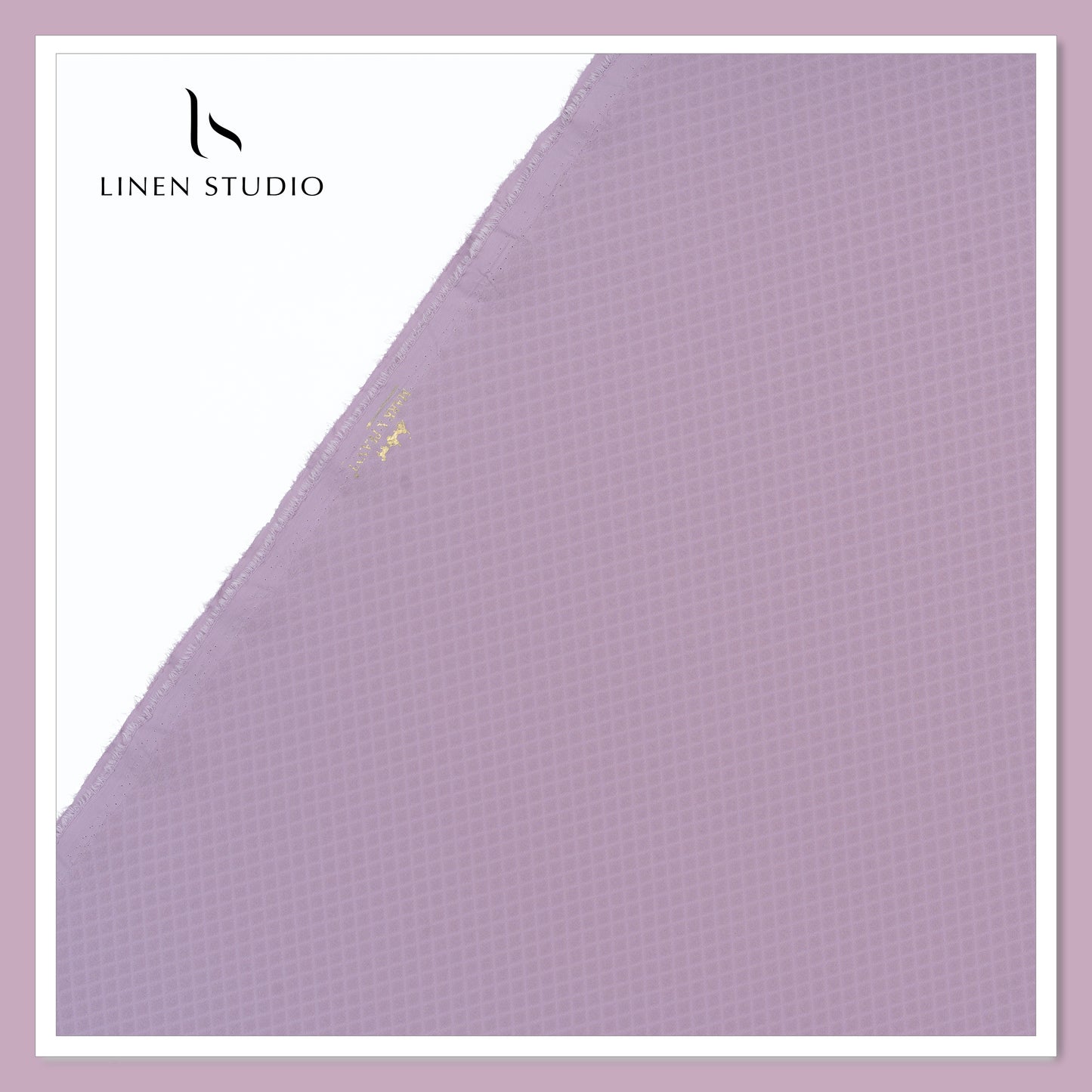 Indonesian Lachka Diamond Checks Suiting - Lavender (Zoom In) (NEW)