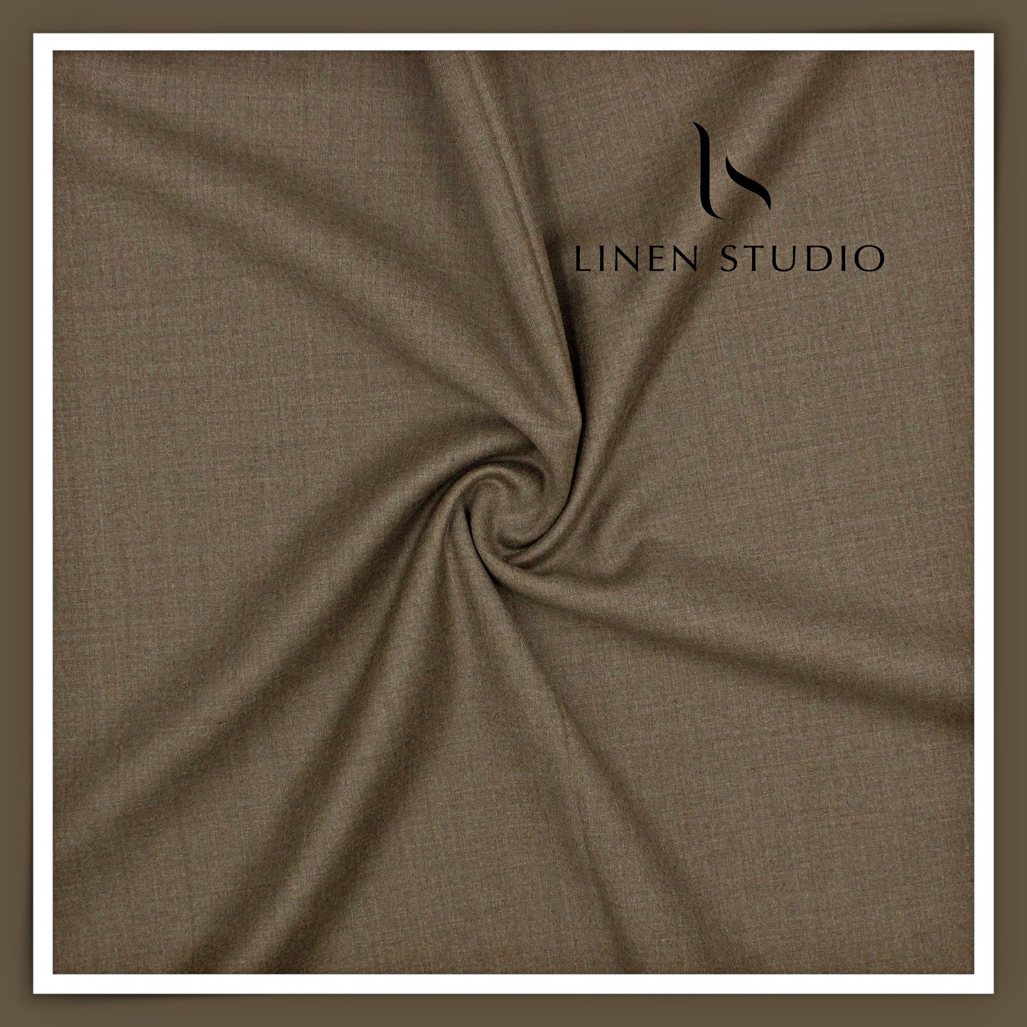 1.00 MTR SUITING - SNOWDRIFT 130'S AUSTRALIAN MERINO MILLED WOOL BY VERCELLI EB 107 (FLAT RATE)
