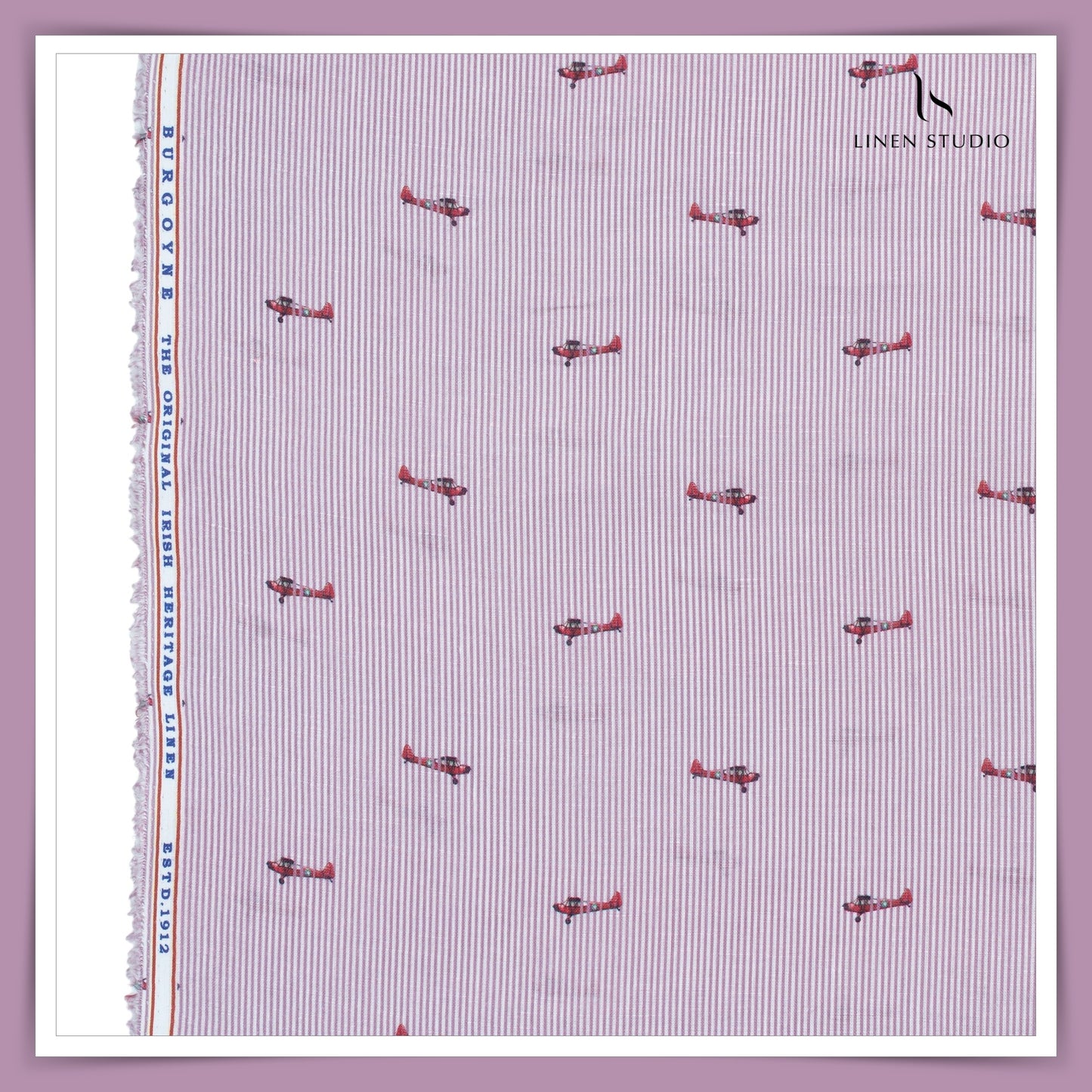 Burgoyne Pure Linen Digital Print - Vimaan (60% SALE)