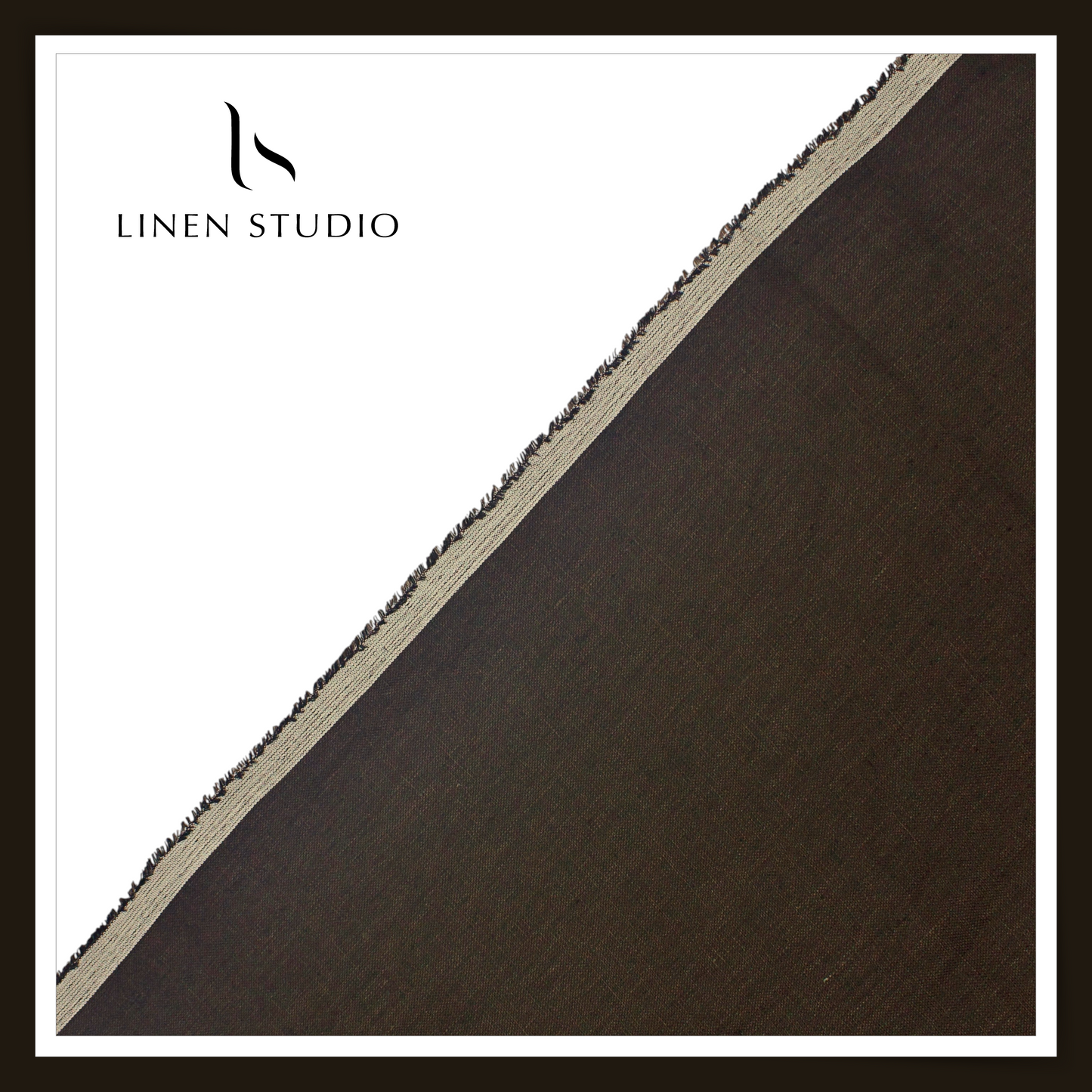 1.00 MTR SUITING END BIT - PURE LINEN BY LINEN CLUB W/O SELVAGE (FLAT RATE)