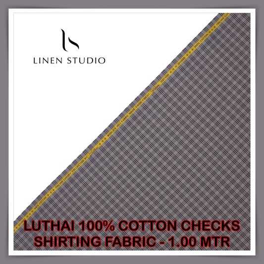 1.00 Mtr Shirting Fabric - END BIT (60%)