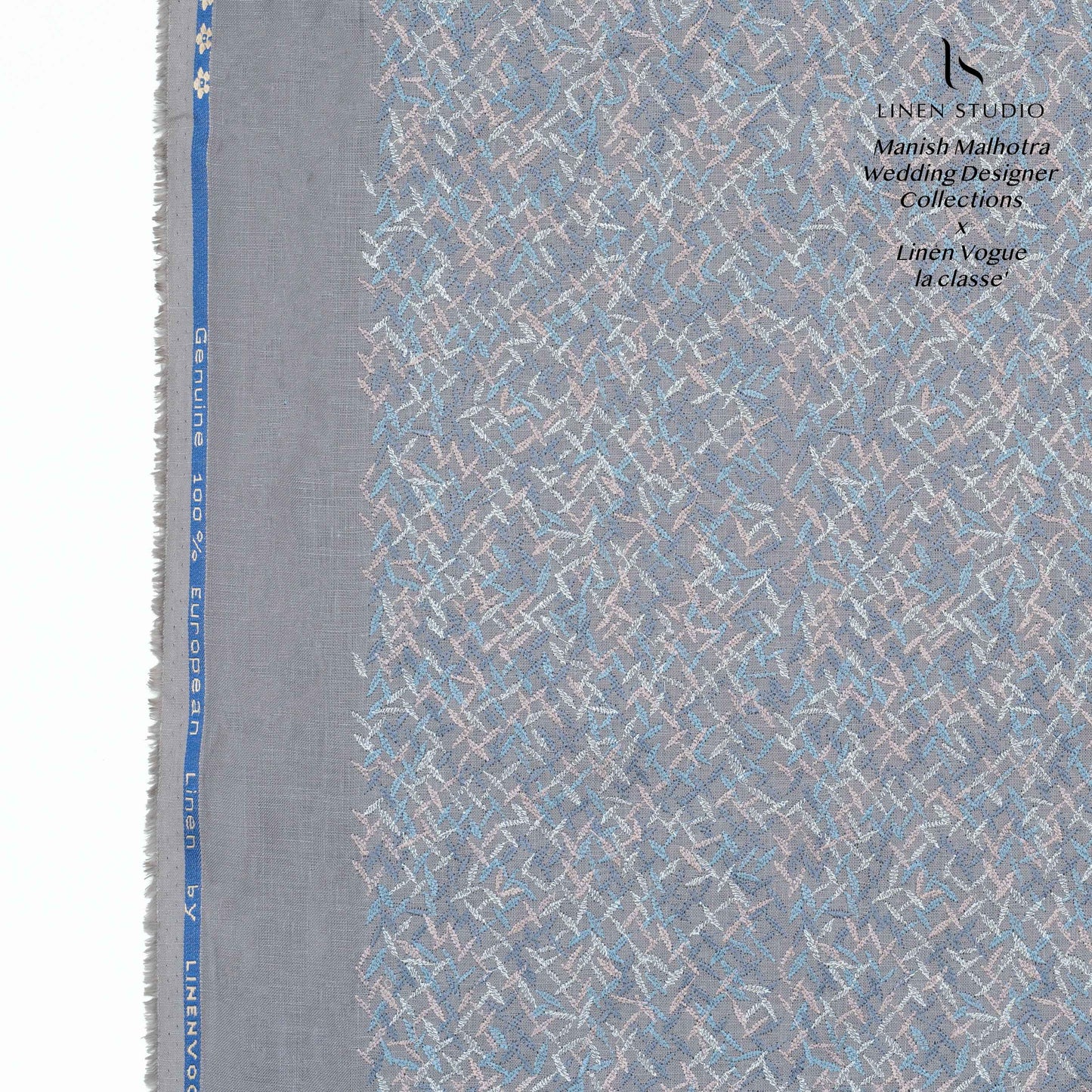 Manish Malhotra Heavy Embroidery Collection - Oslo Grey (Zoom In)