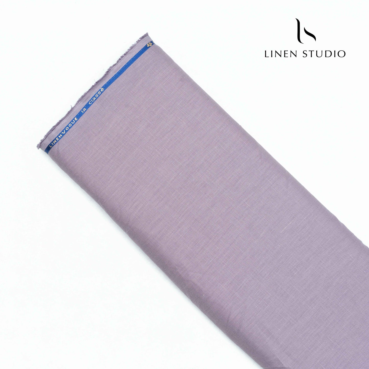 Premium Pure Linen Suiting by Linen Vogue - Lilac - Linen Studio