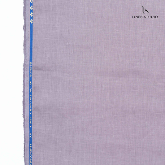 Premium Pure Linen Suiting by Linen Vogue - Lilac - Linen Studio