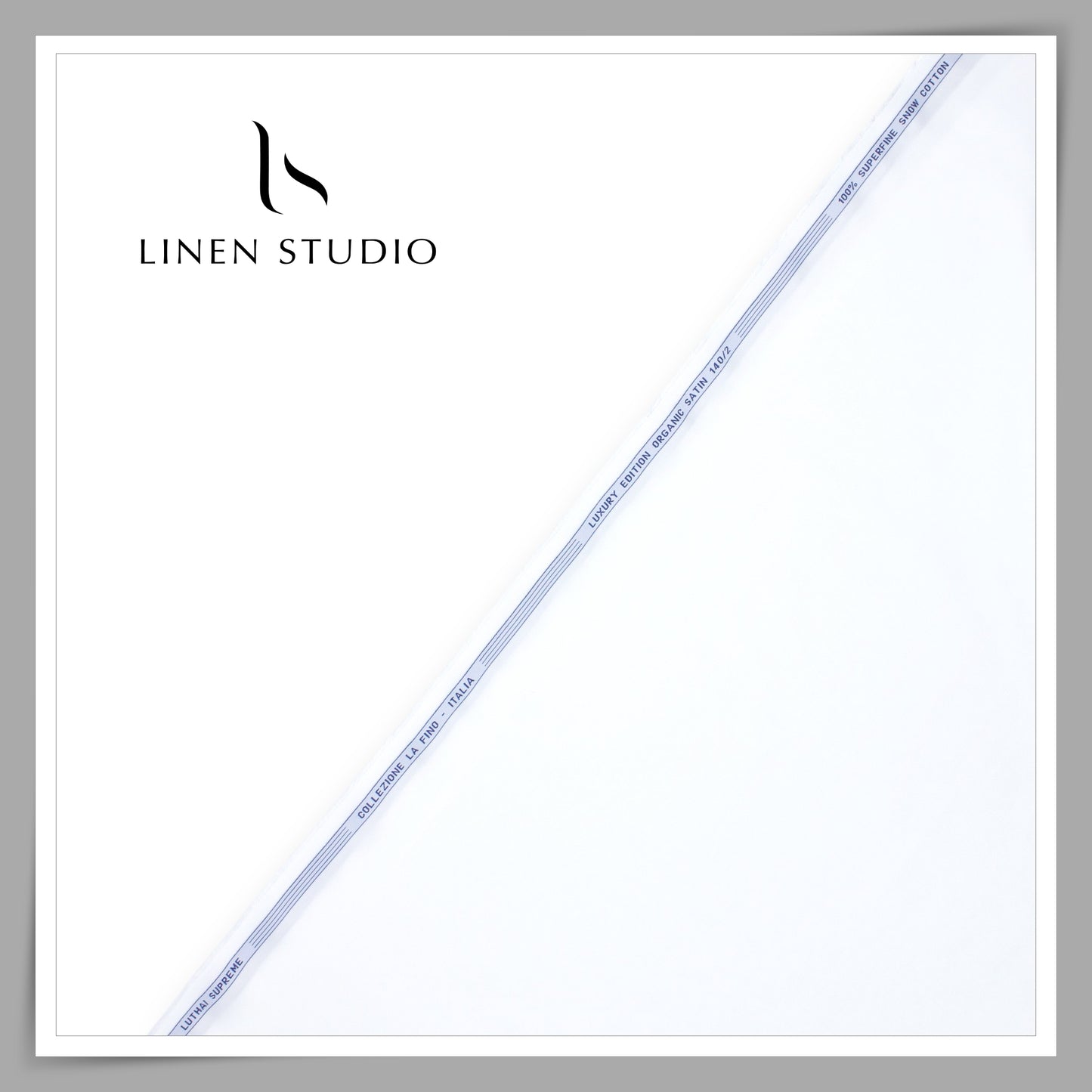 1.30 MTR SHIRTING - 2/140'S SUPERFINE SNOW COTTON BY LUTHAI EB 102 (FLAT RATE)