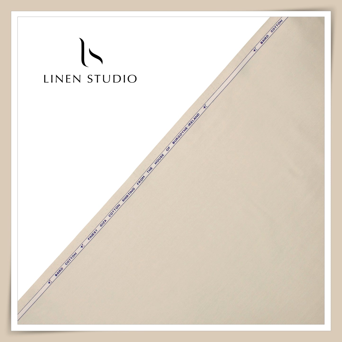 30 CMS SHIRTING - FINEST GIZA COTTON BY BURGOYNE (FLAT RATE)