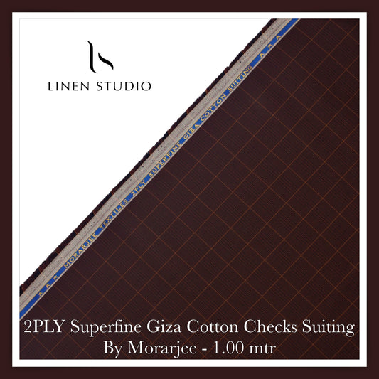 1.00 Mtr Suiting Fabric - END BIT (35%) - Linen Studio