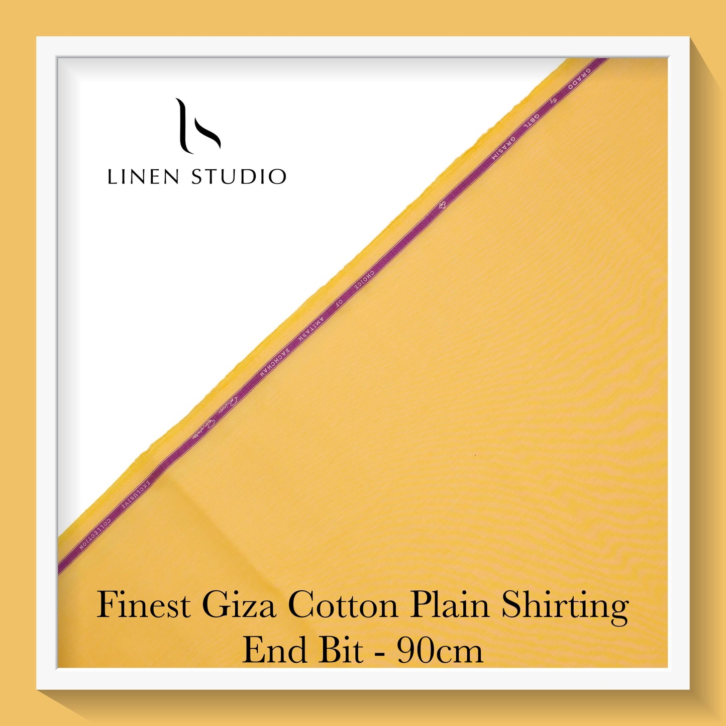 90 cm Shirting - END BIT (65%) - Linen Studio