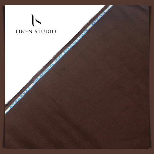 Feather-SH14 Netted Burgoyne - Pure Linen 70 Lea - Linen Studio