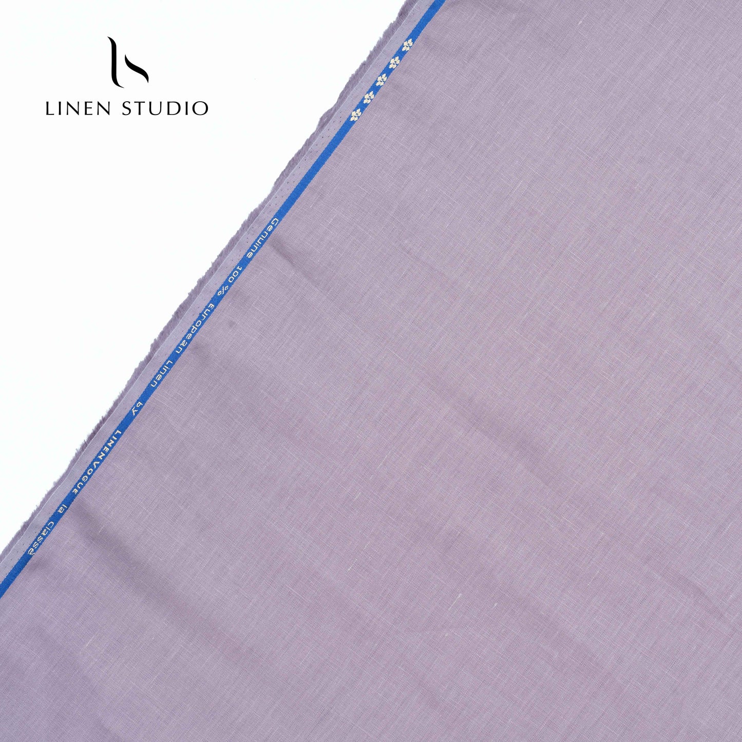 Premium Pure Linen Suiting by Linen Vogue - Lilac - Linen Studio