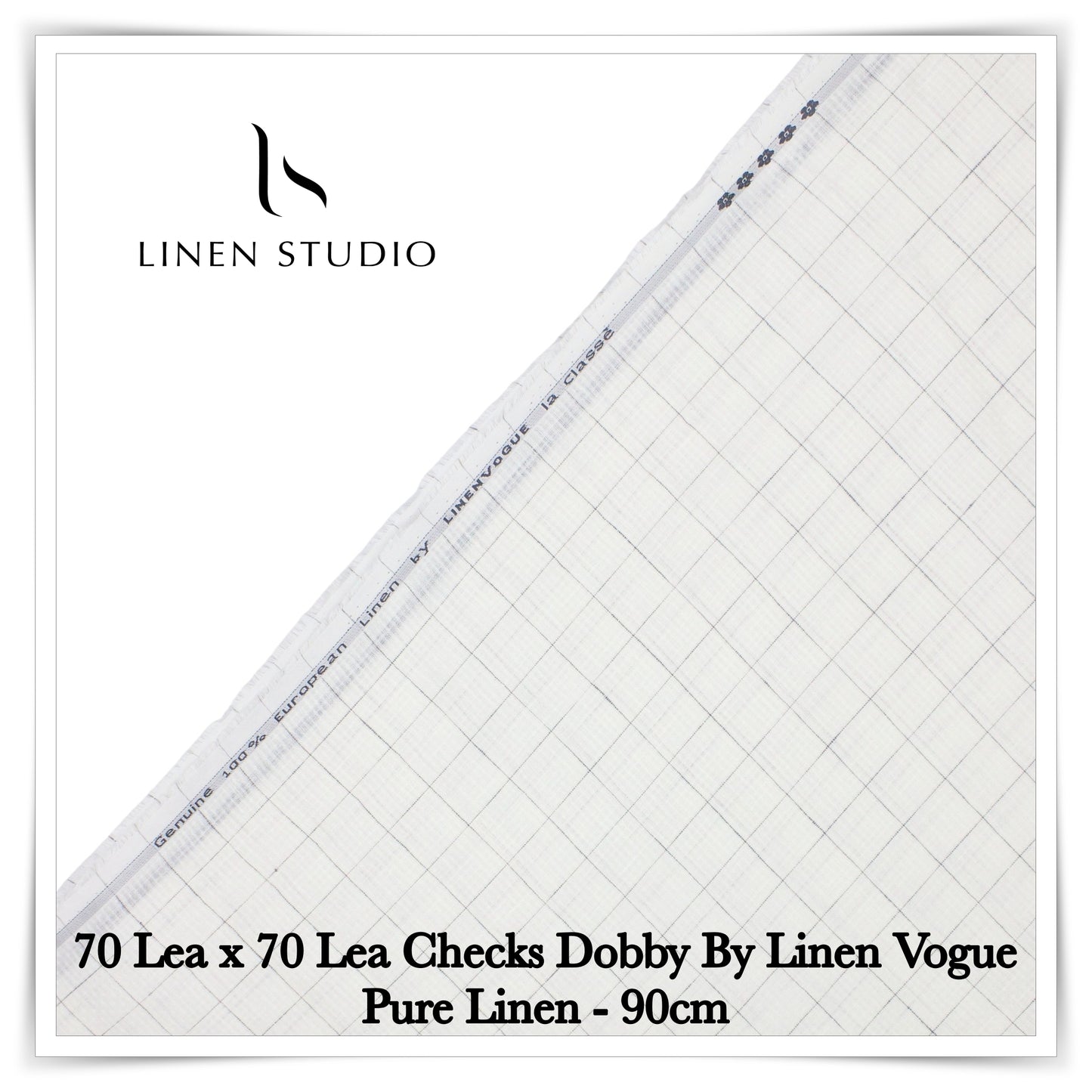 90 cm Shirting - END BIT (65%) - Linen Studio