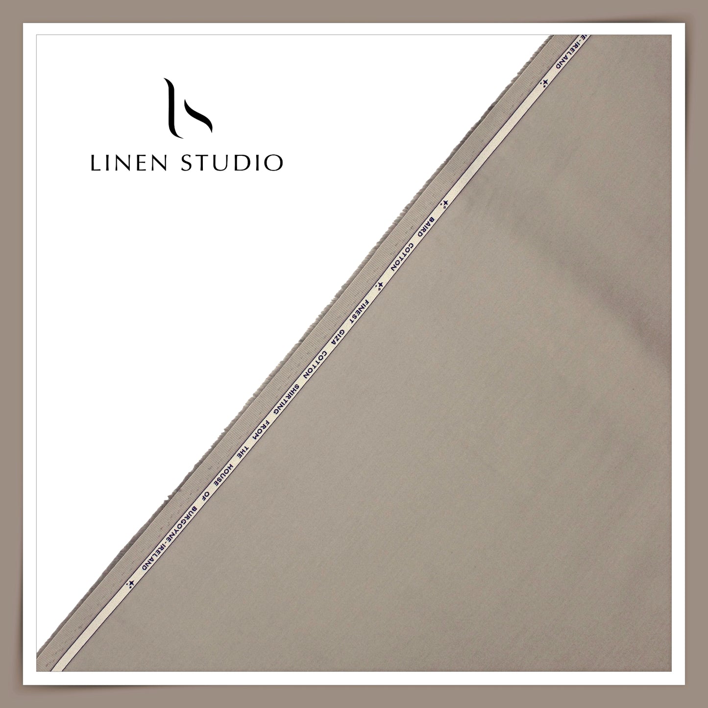 1.40 MTR SHIRTING - FINEST GIZA COTTON PLAIN BY BURGOYNE EB 104 (FLAT RATE)