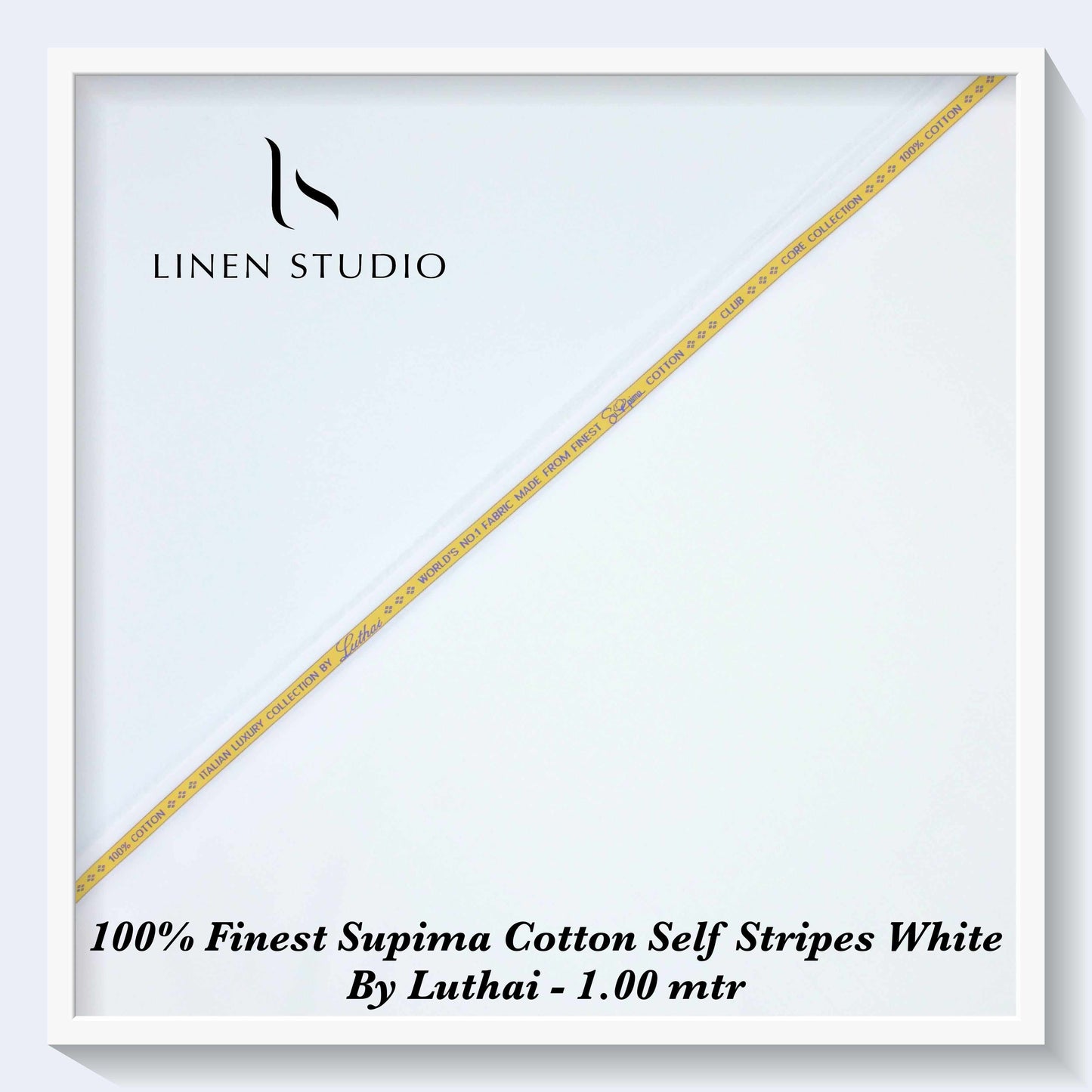 1.00 Mtr Shirting Fabric - END BIT (60%) - Linen Studio