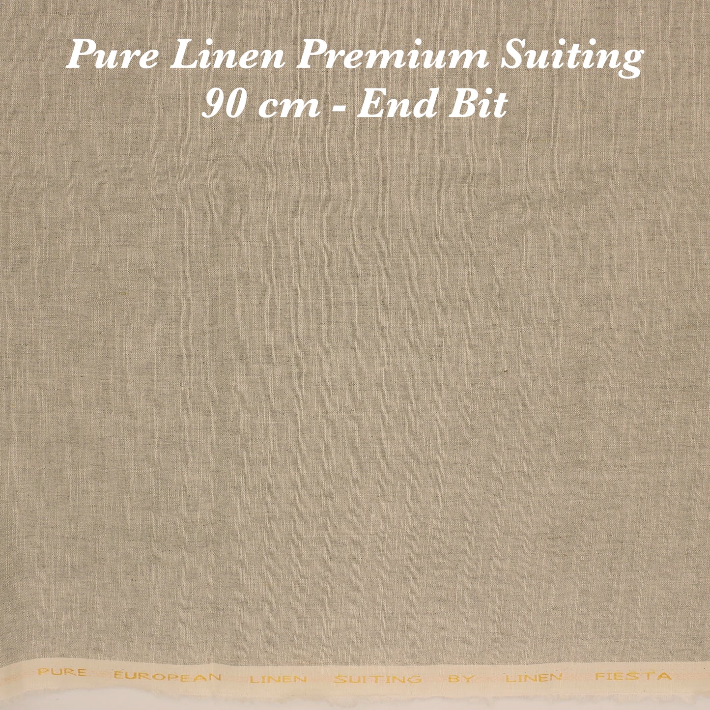 90 Cm Pure Linen Suiting - END BIT (50%) - Linen Studio