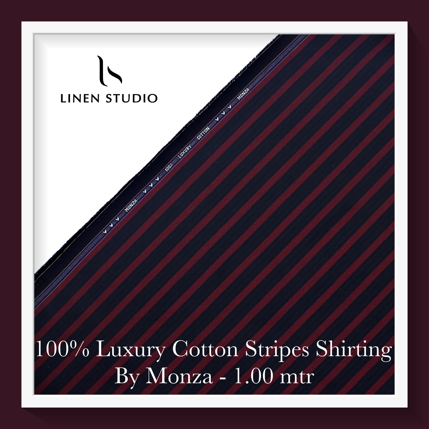 1.00 Mtr Shirting Fabric - END BIT (60%) - Linen Studio