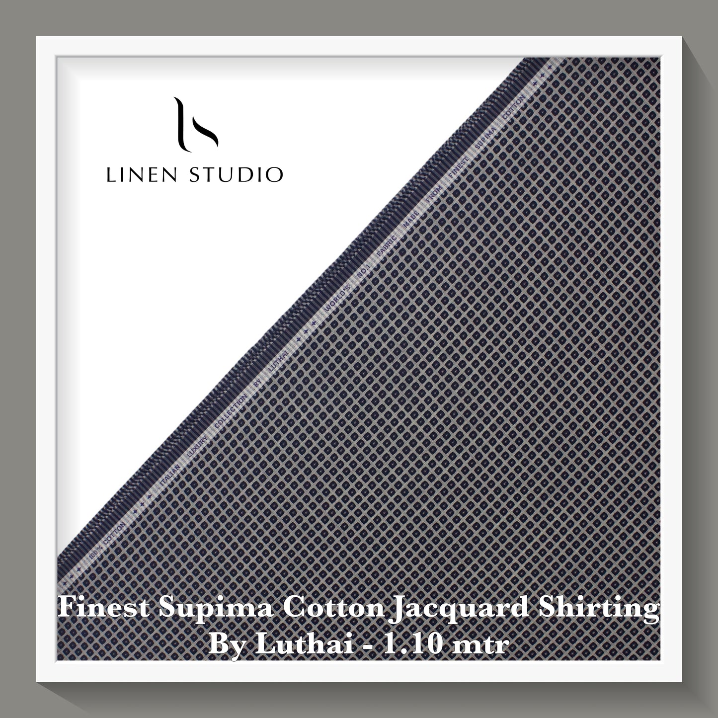 1.10 mtr Shirting Fabric - END BIT (50%) - Linen Studio