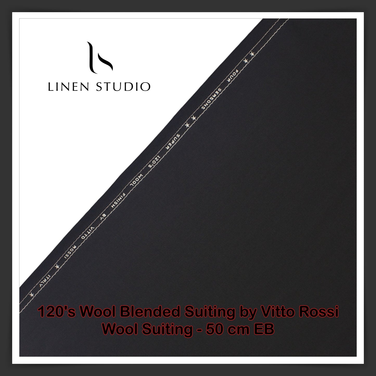 50 Cm Suiting Fabric - END BIT ( (FLAT RATE)