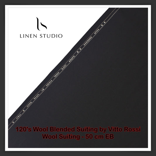 50 Cm Suiting Fabric  - END BIT ( (FLAT RATE)