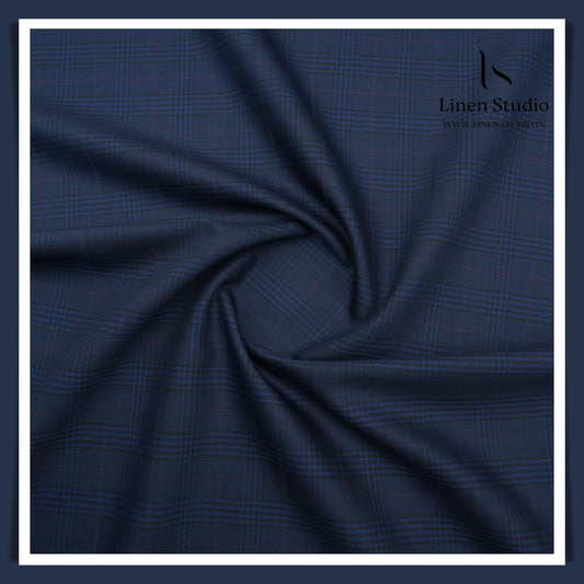 120's Australian Merino Luxury Wool Suiting by Montlino - C5090 (Zoom In) (NEW)