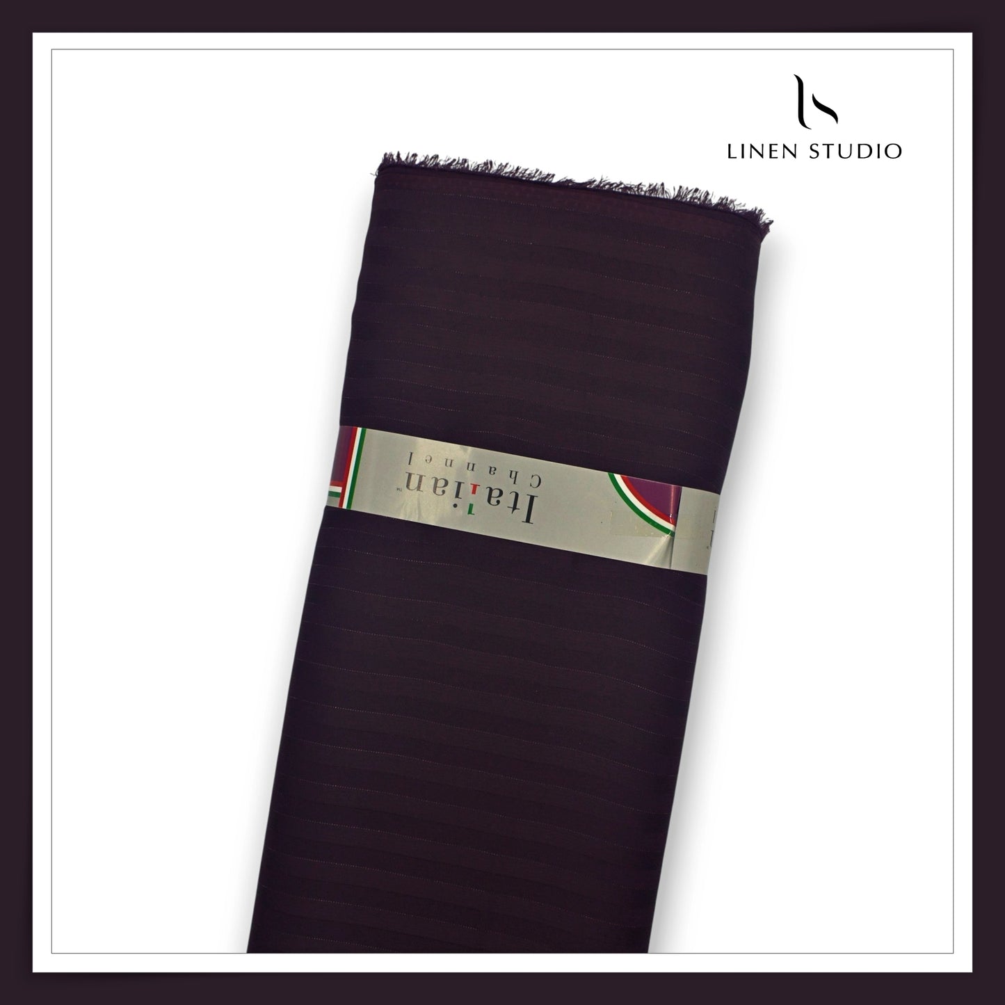 Wrinkle Free Lightweight Polynosic Shirting - Barossa Stripes with Mild Silver Zari (NEW)