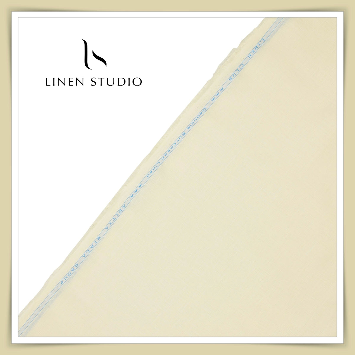 1.00 MTR SHIRTING - PURE LINEN 50 LEA PLAIN BY LINEN CLUB EB 105 (FLAT RATE)