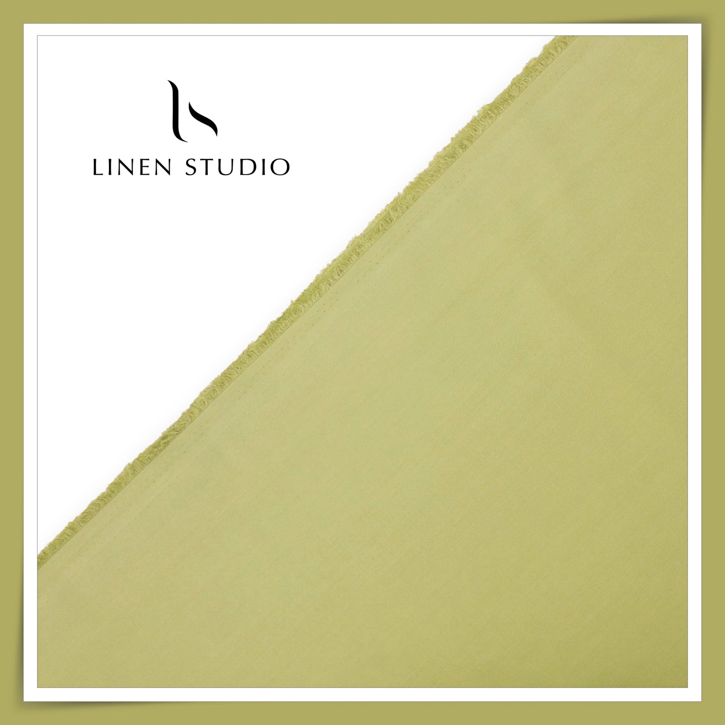 100% Wrinkle Free Poly Viscose Blended Suiting - Ginger Green (70% SALE)