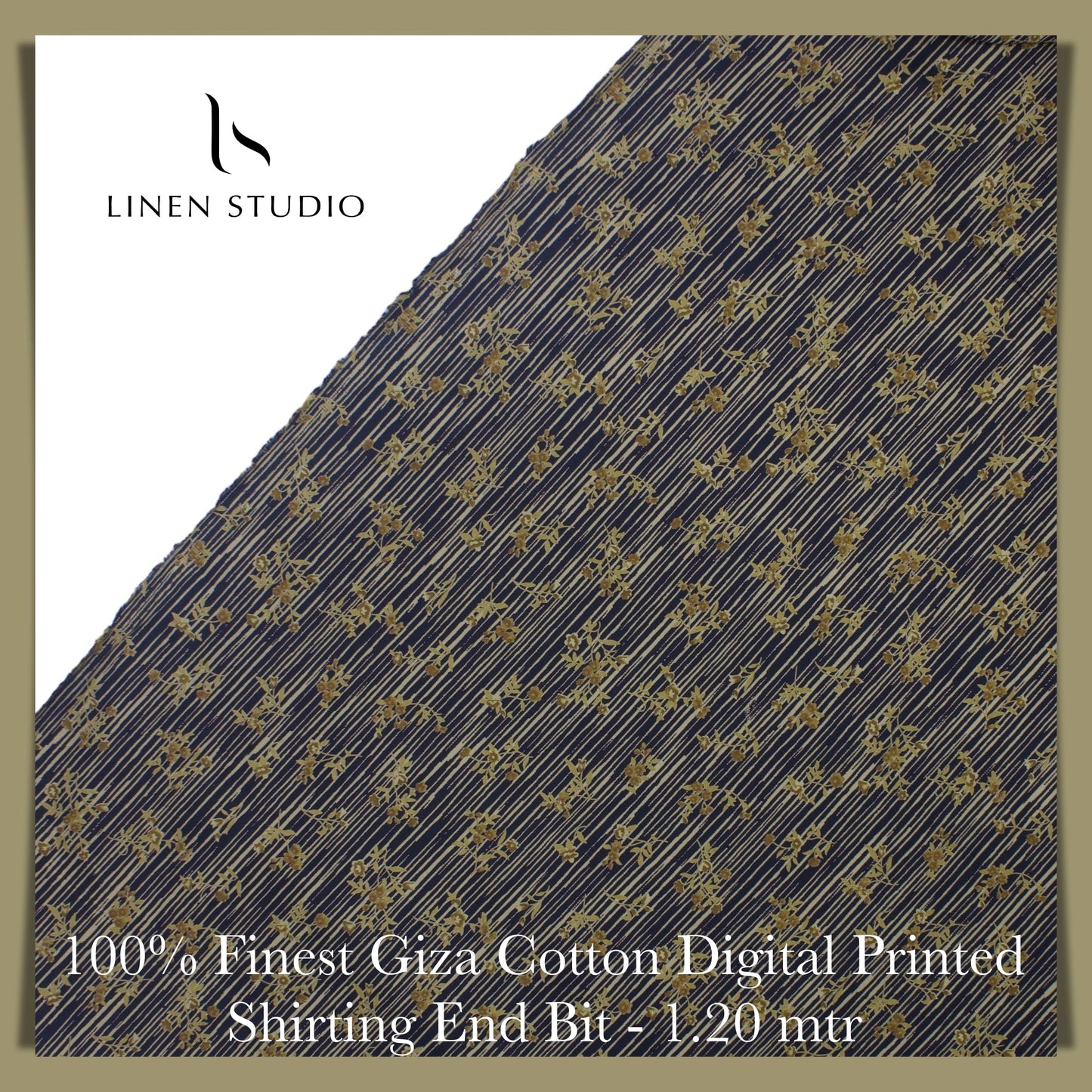1.20 mtr Shirting Fabiric - END BIT (40%) - Linen Studio
