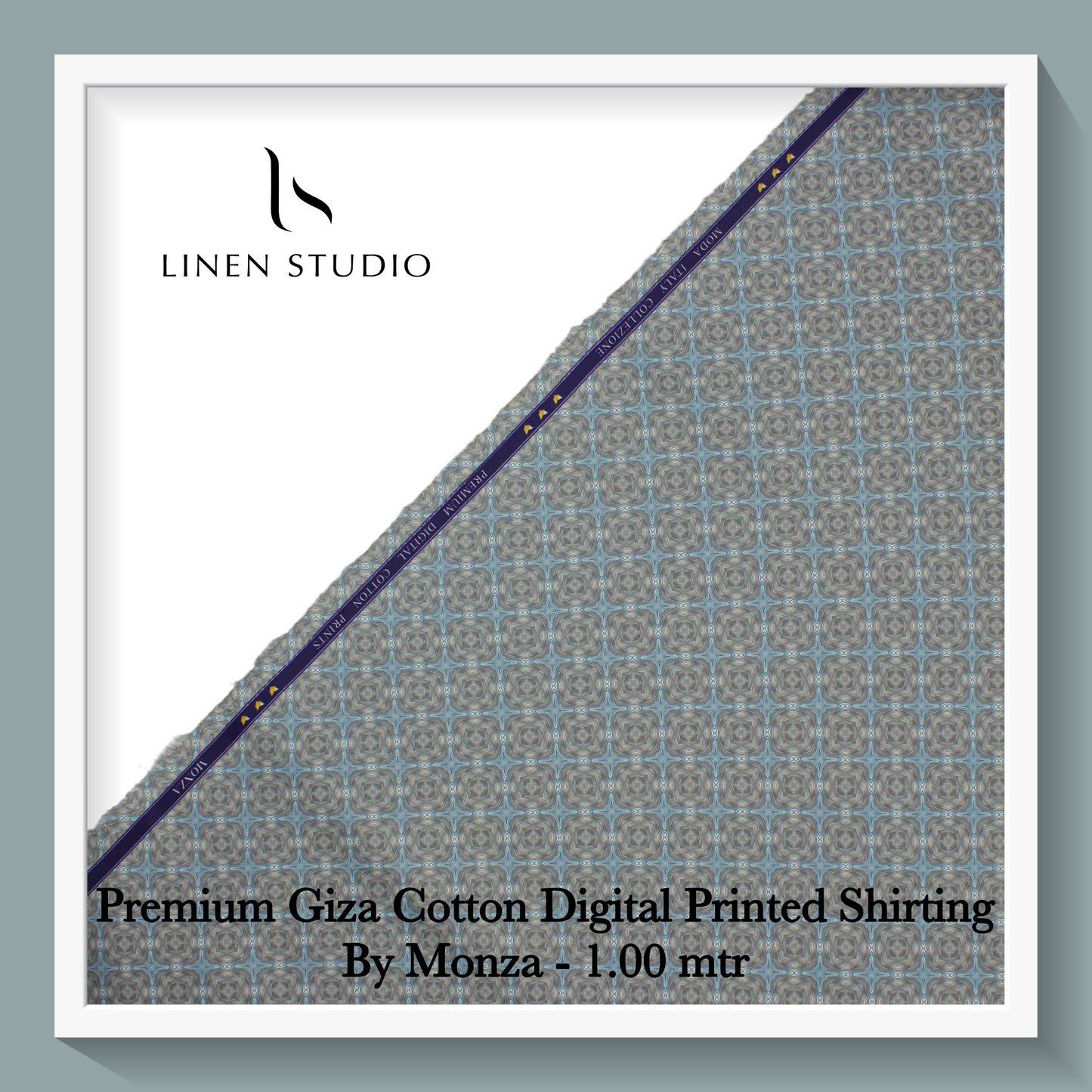 1.00 Mtr Shirting Fabric - END BIT (60%) - Linen Studio