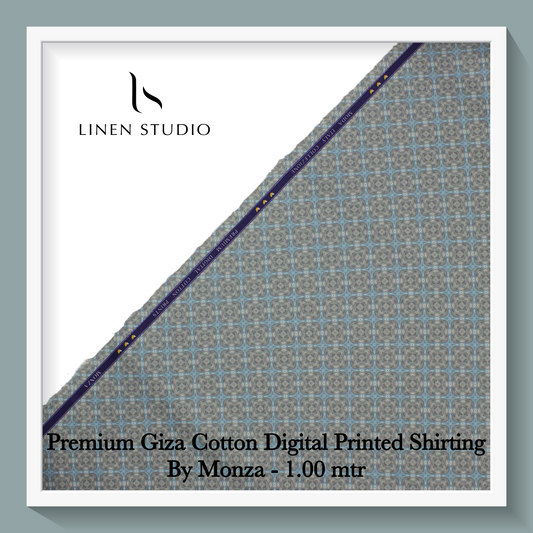 1.00 Mtr Shirting Fabric - END BIT (60%) - Linen Studio