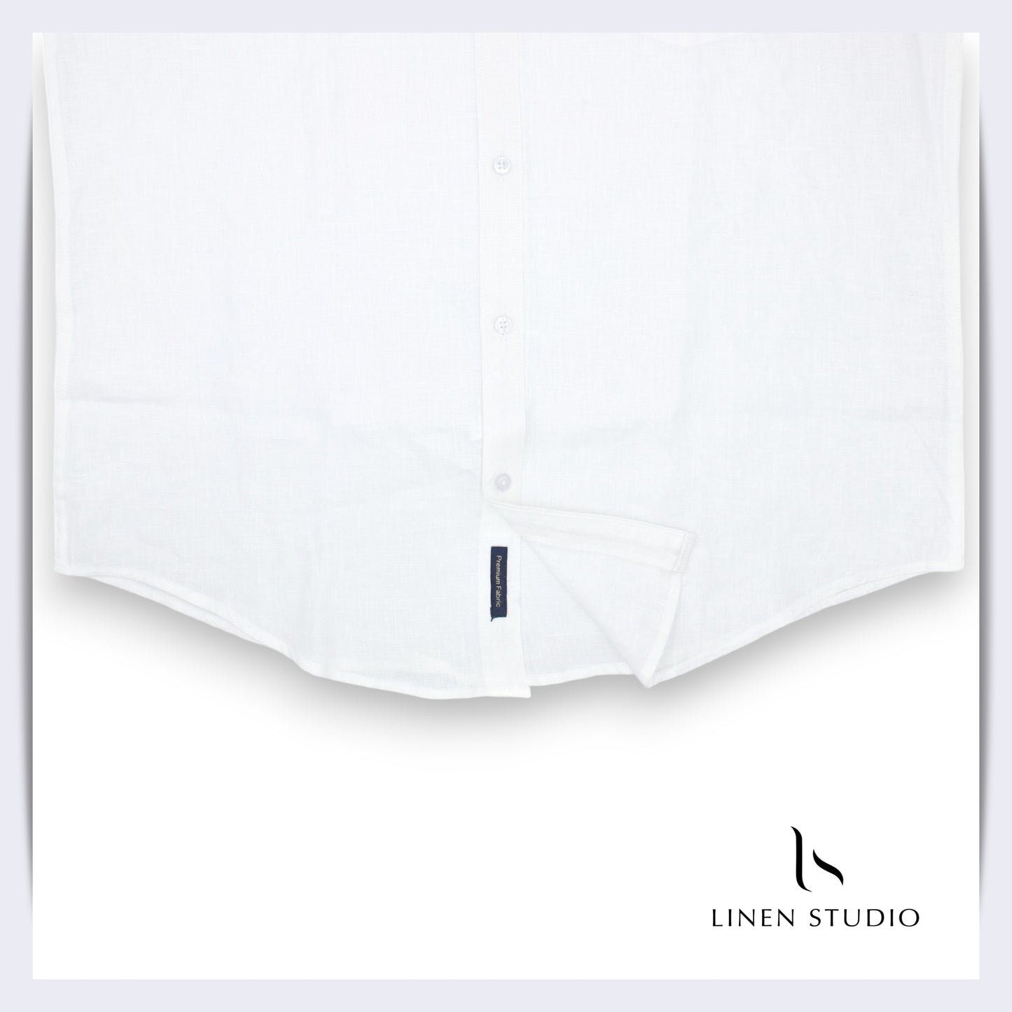 70 Lea White Readymade Pure Linen Shirt - Linen Studio