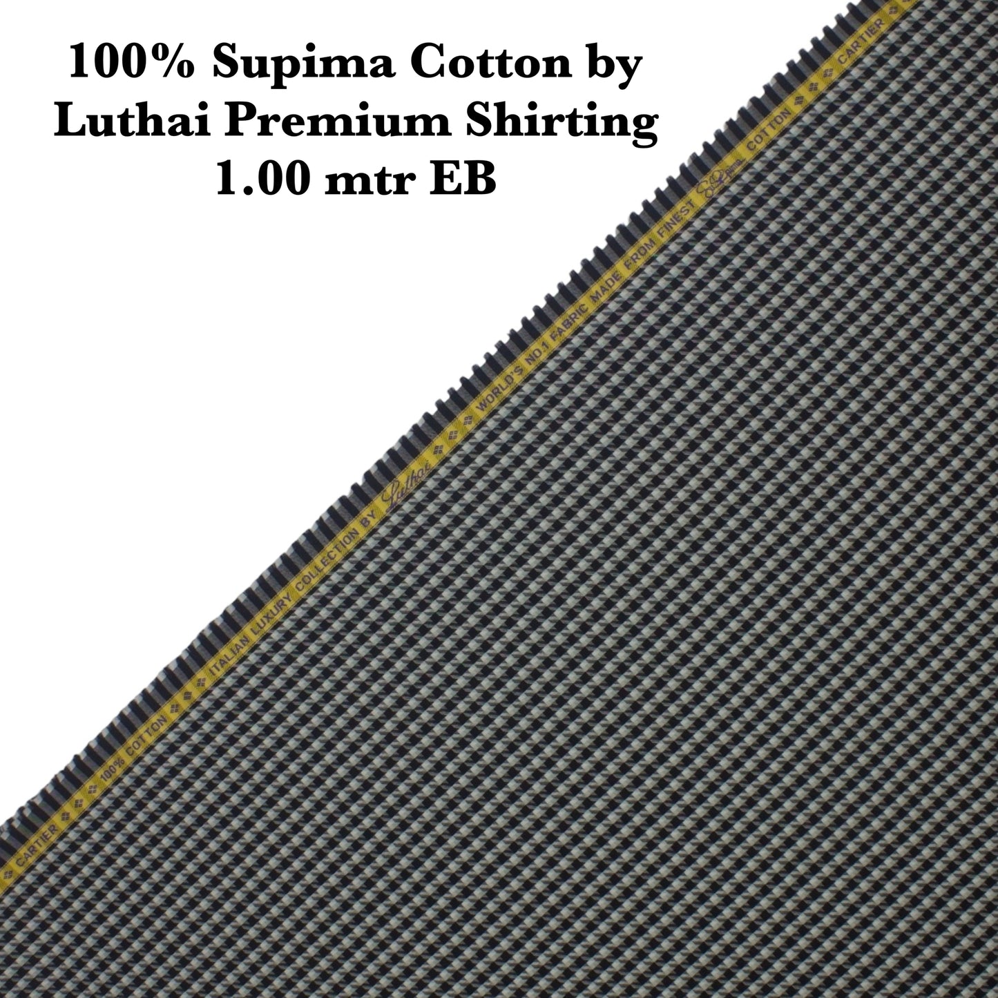 1.00 Mtr Shirting Fabric - END BIT (60%) - Linen Studio