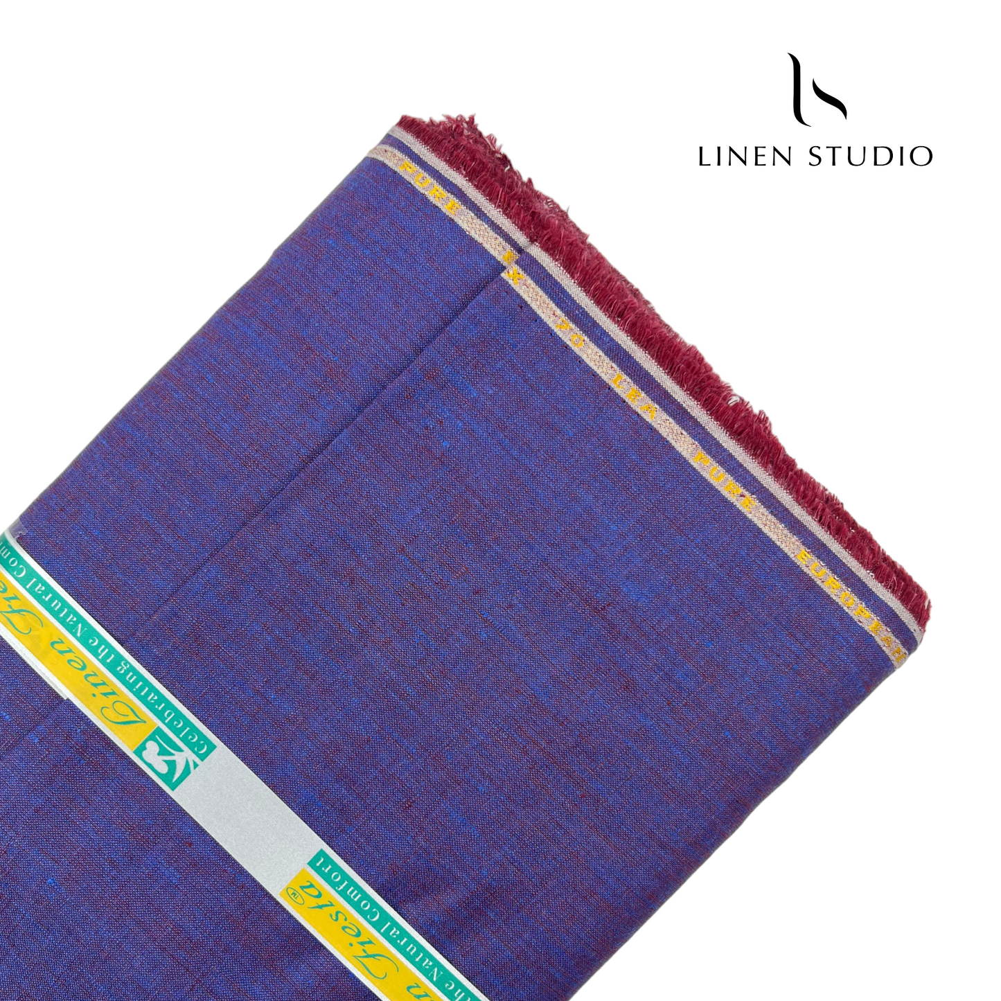 70 Lea Purple Pure Linen - Linen Studio
