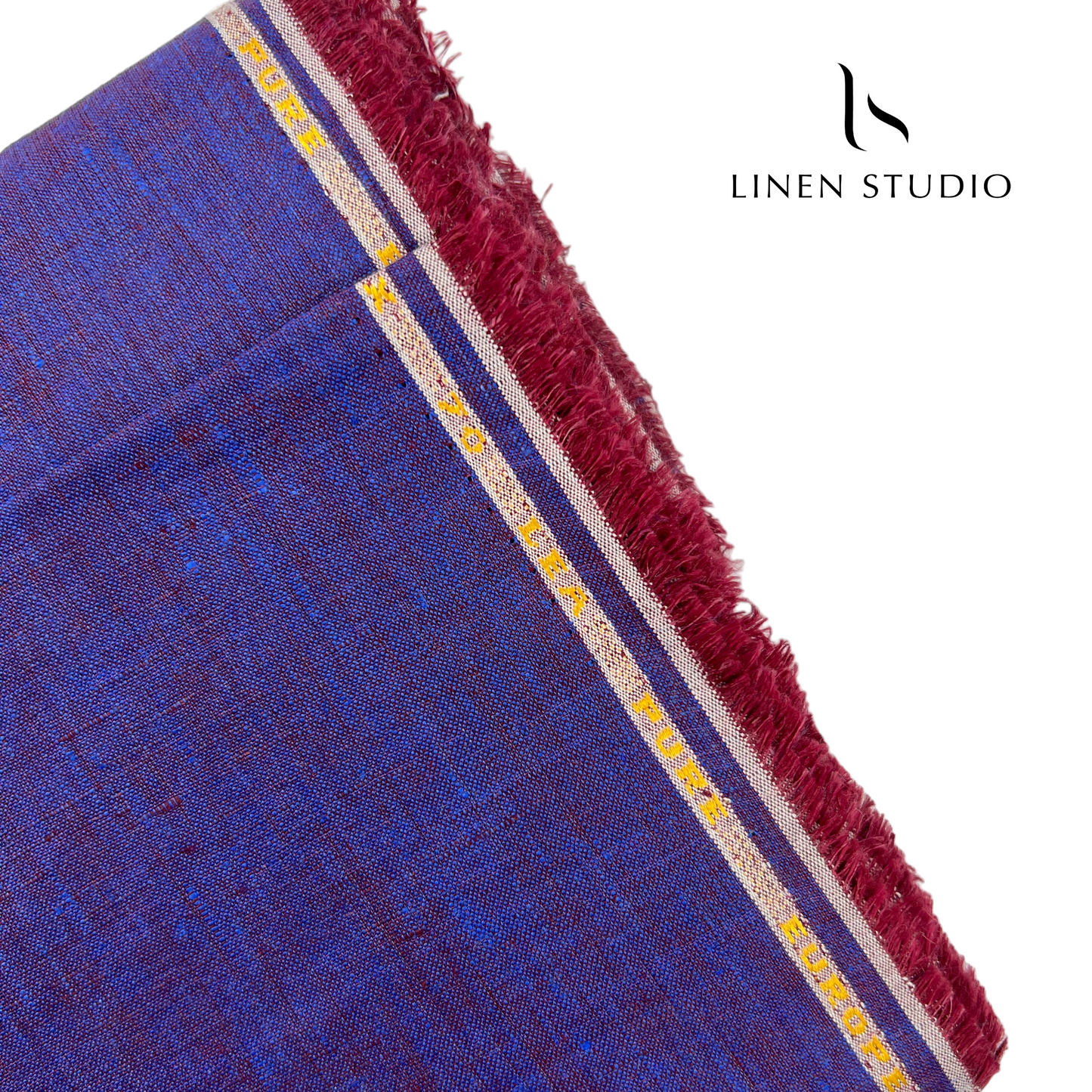 70 Lea Purple Pure Linen - Linen Studio
