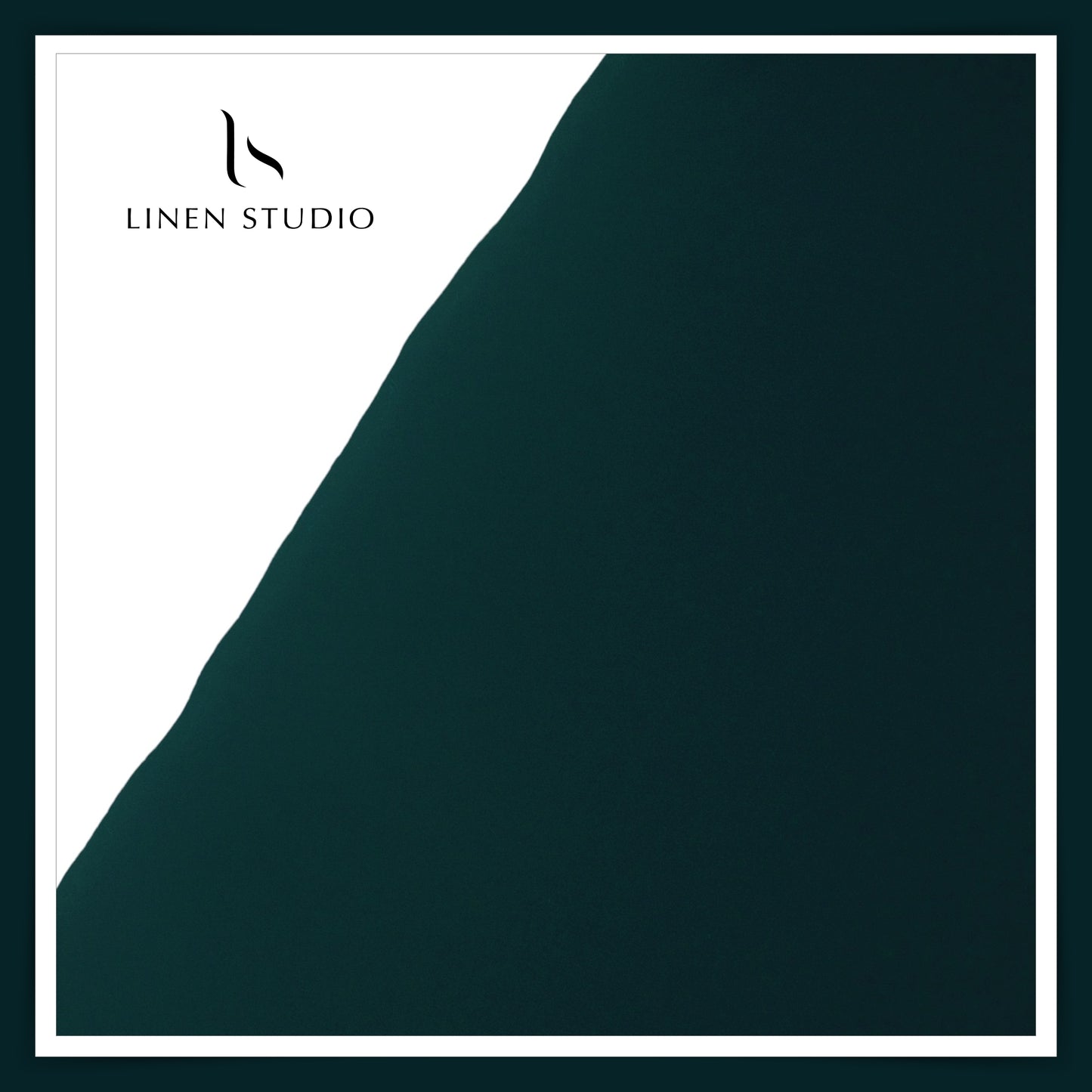 Indonesian Lachka Suiting (Korean Pants) - Peacock Green - Linen Studio
