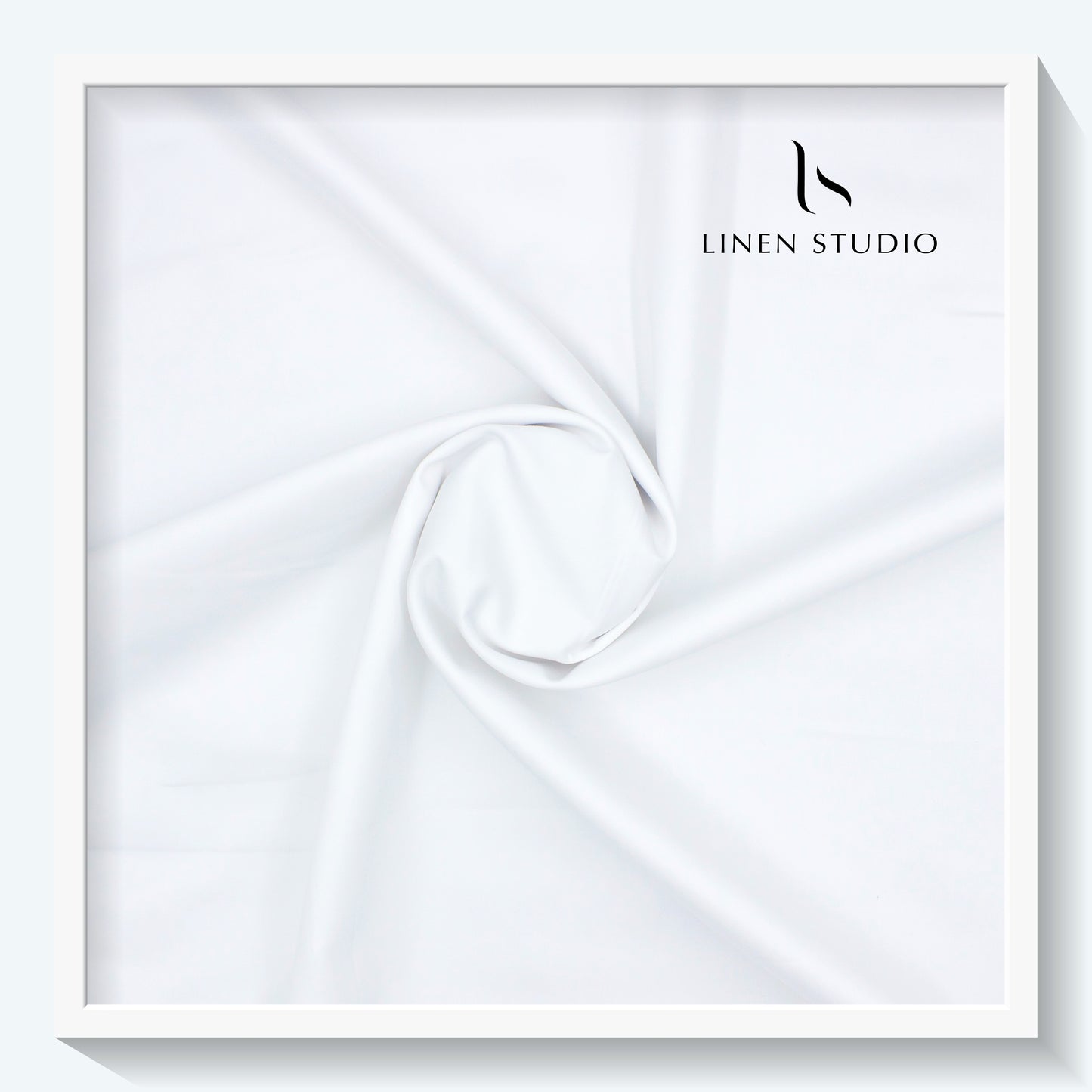 Arvind Army White - 100% Premium Cotton Shirting - Linen Studio