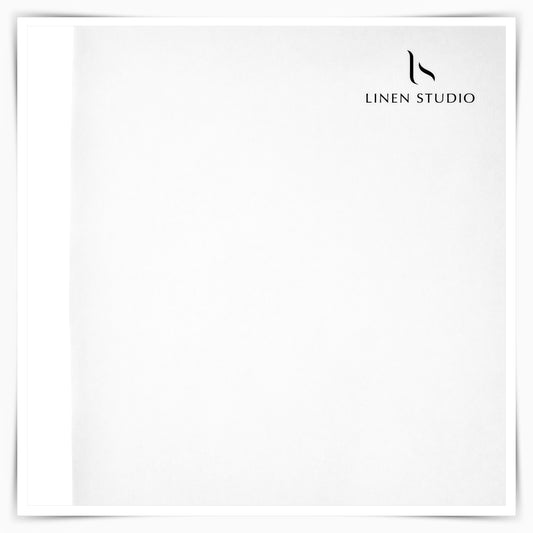 Indonesian Lachka Suiting (Korean Pants) - Bright White - Linen Studio