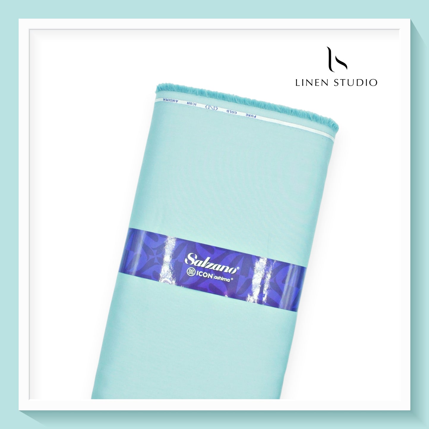 Icon Ashima 60's Satin Giza Cotton - Blue Lagoon