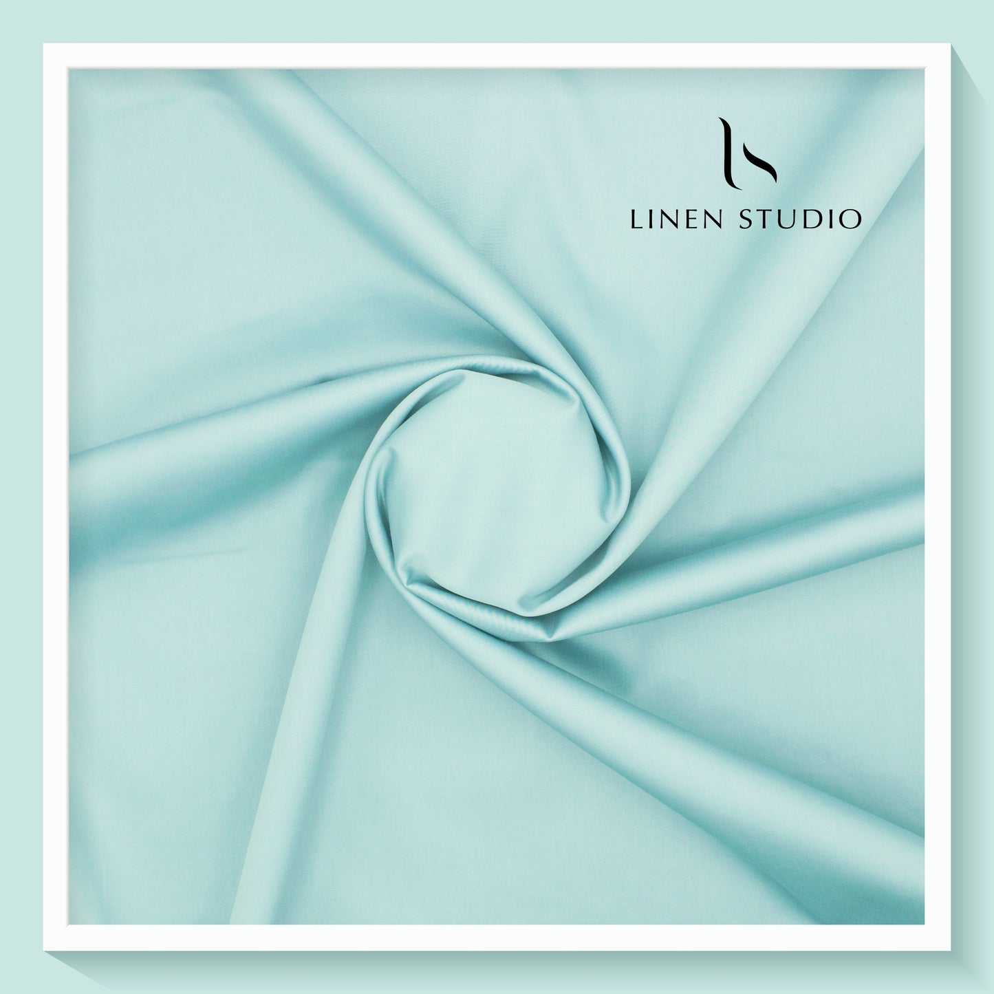Icon Ashima 60's Satin Giza Cotton - Blue Lagoon