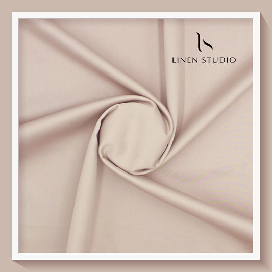 Icon Ashima 60's Satin Giza Cotton - Peach Beige