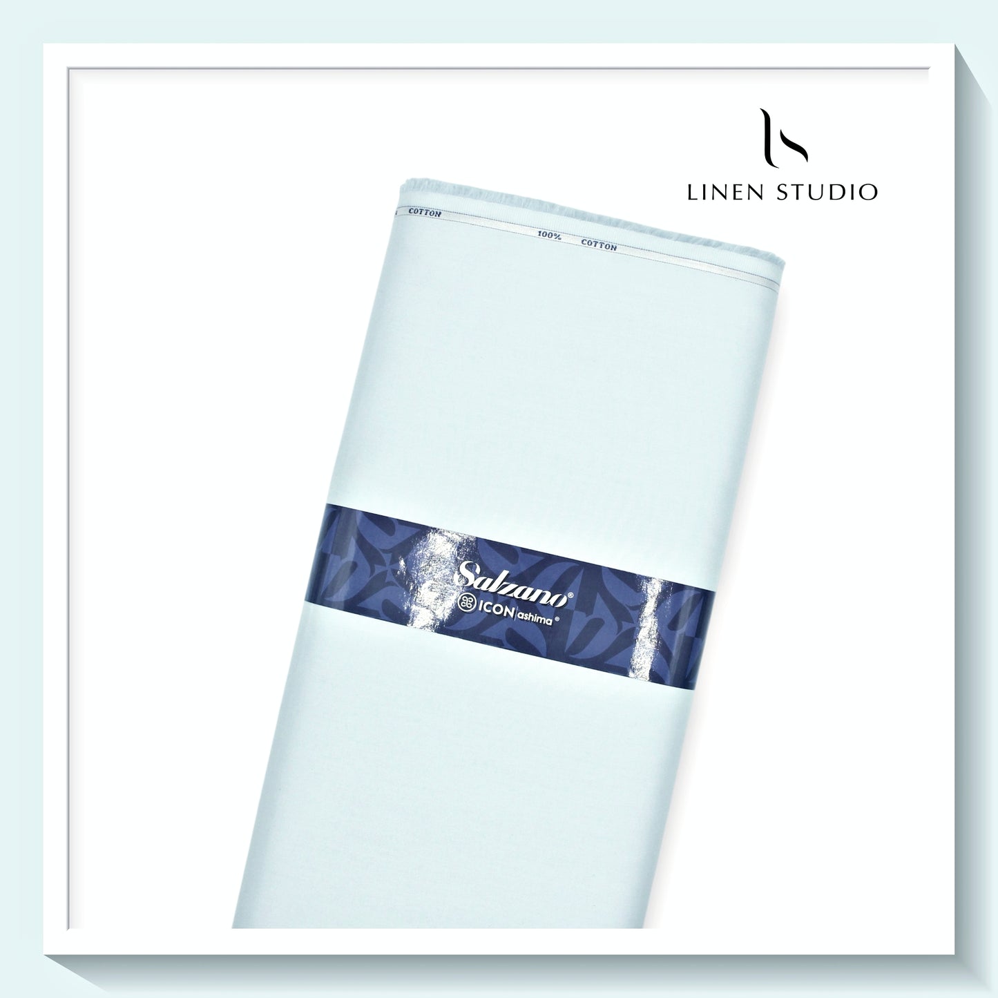 Icon Ashima 60's Satin Giza Cotton - Baby Blue