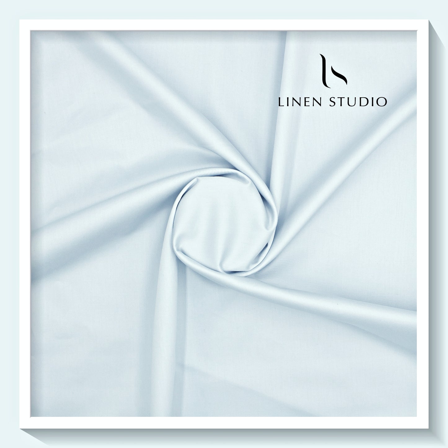 Icon Ashima 60's Satin Giza Cotton - Baby Blue