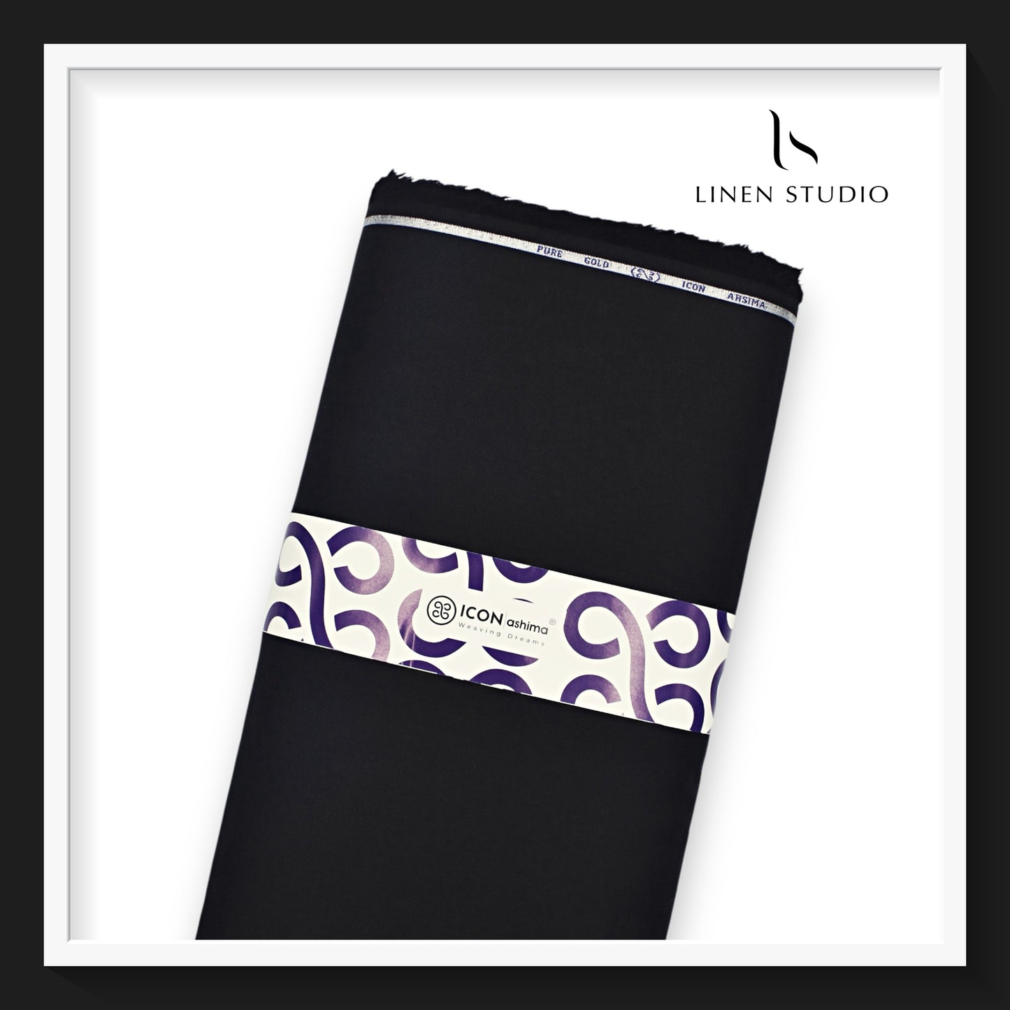 Icon Ashima 60's Satin Giza Cotton - Black