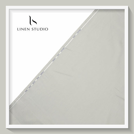 Icon Ashima 60's Satin Giza Cotton - Silver Grey