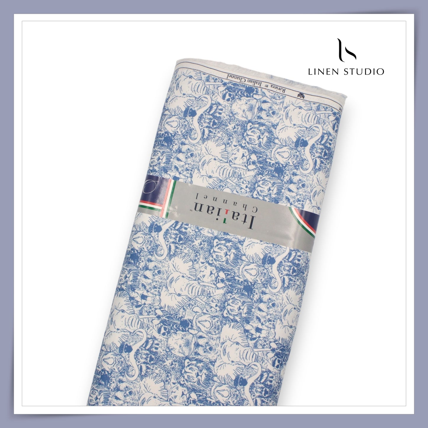100% Luxury Cotton Digital Printed Shirting by Italian Channel - Jungle Book 2 (NEW)