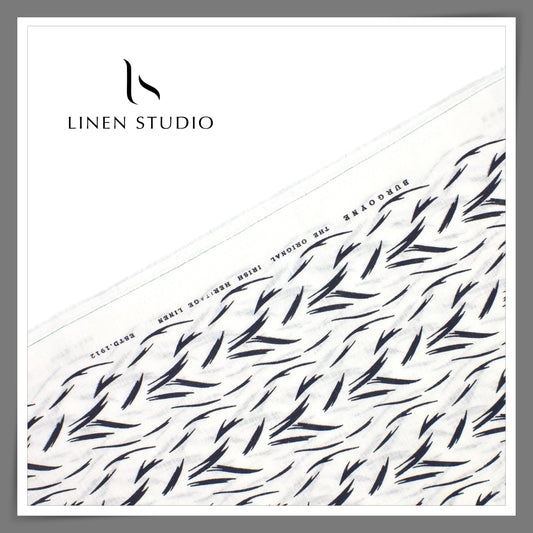 60 Lea Printed Linen Shirting by Burgoyne - Saphed Daali (NEW)