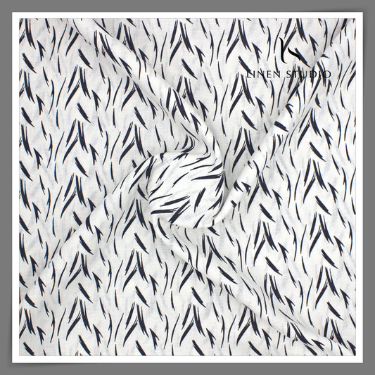 60 Lea Printed Linen Shirting by Burgoyne - Saphed Daali (NEW)